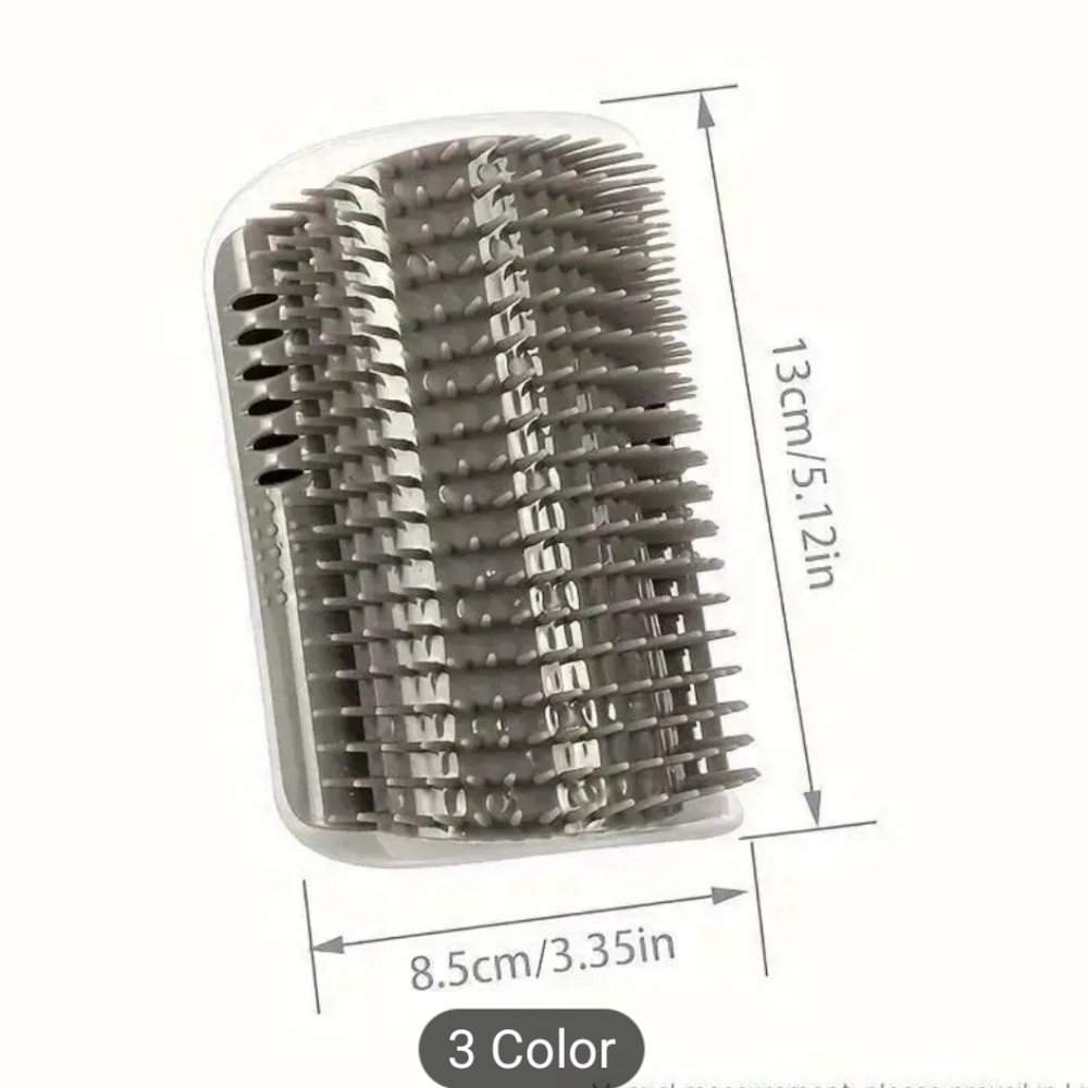 Black Self Grooming Brush For Cats - Picture 2 of 7